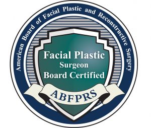 Facial Plastic Surgeon Board Certified